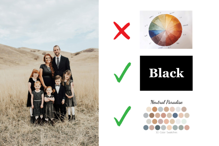 Read more about the article How to Color Coordinate Outfits for Family Pictures