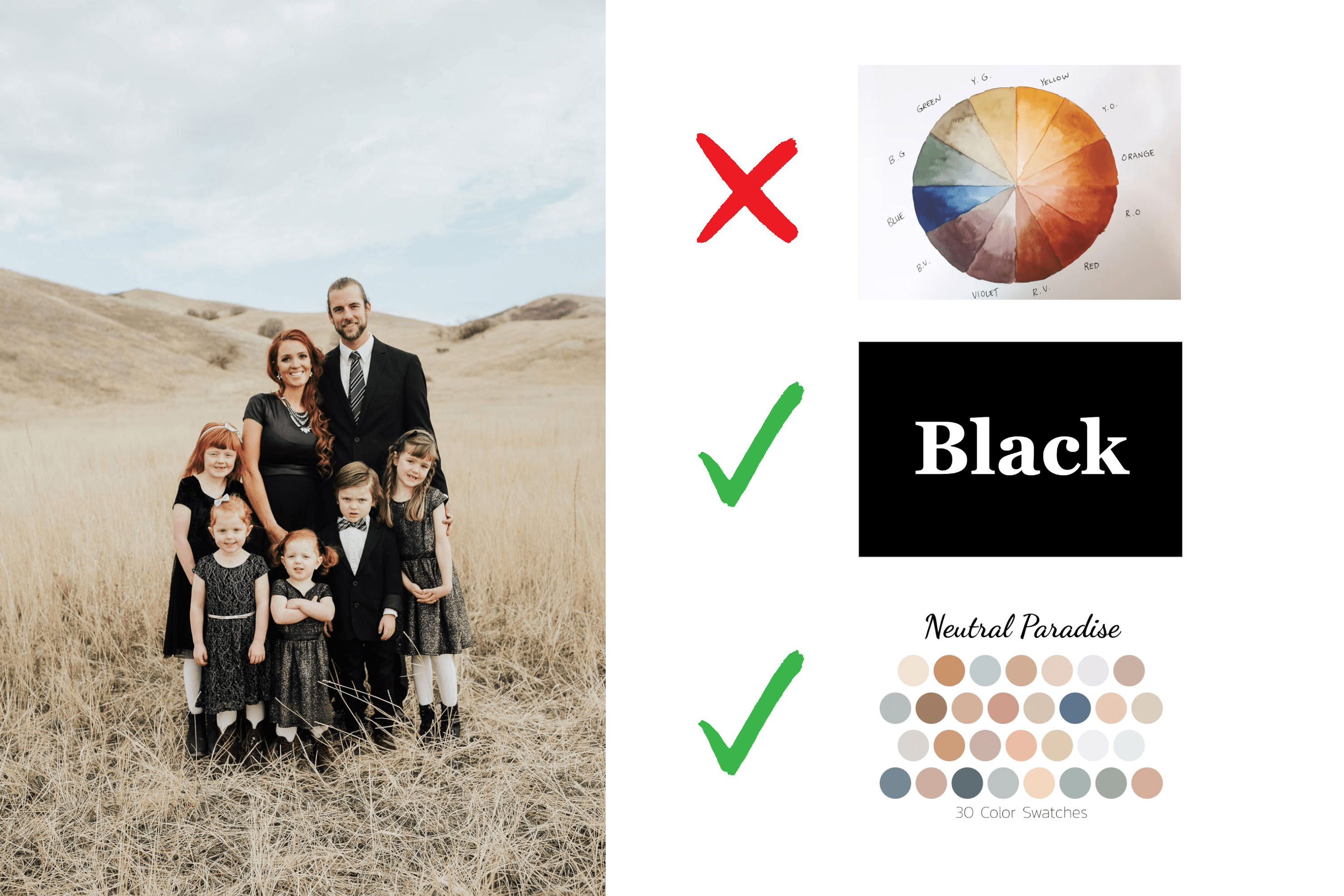 You are currently viewing How to Color Coordinate Outfits for Family Pictures