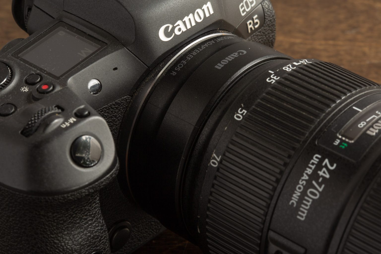 Using the Canon R5 with EF Lenses