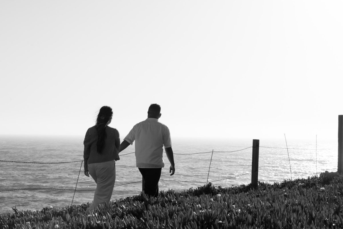 Black & White Engagement Photography