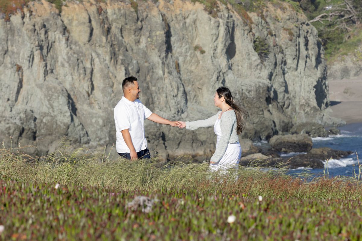 Sonoma County Couples Portraits at the Coast