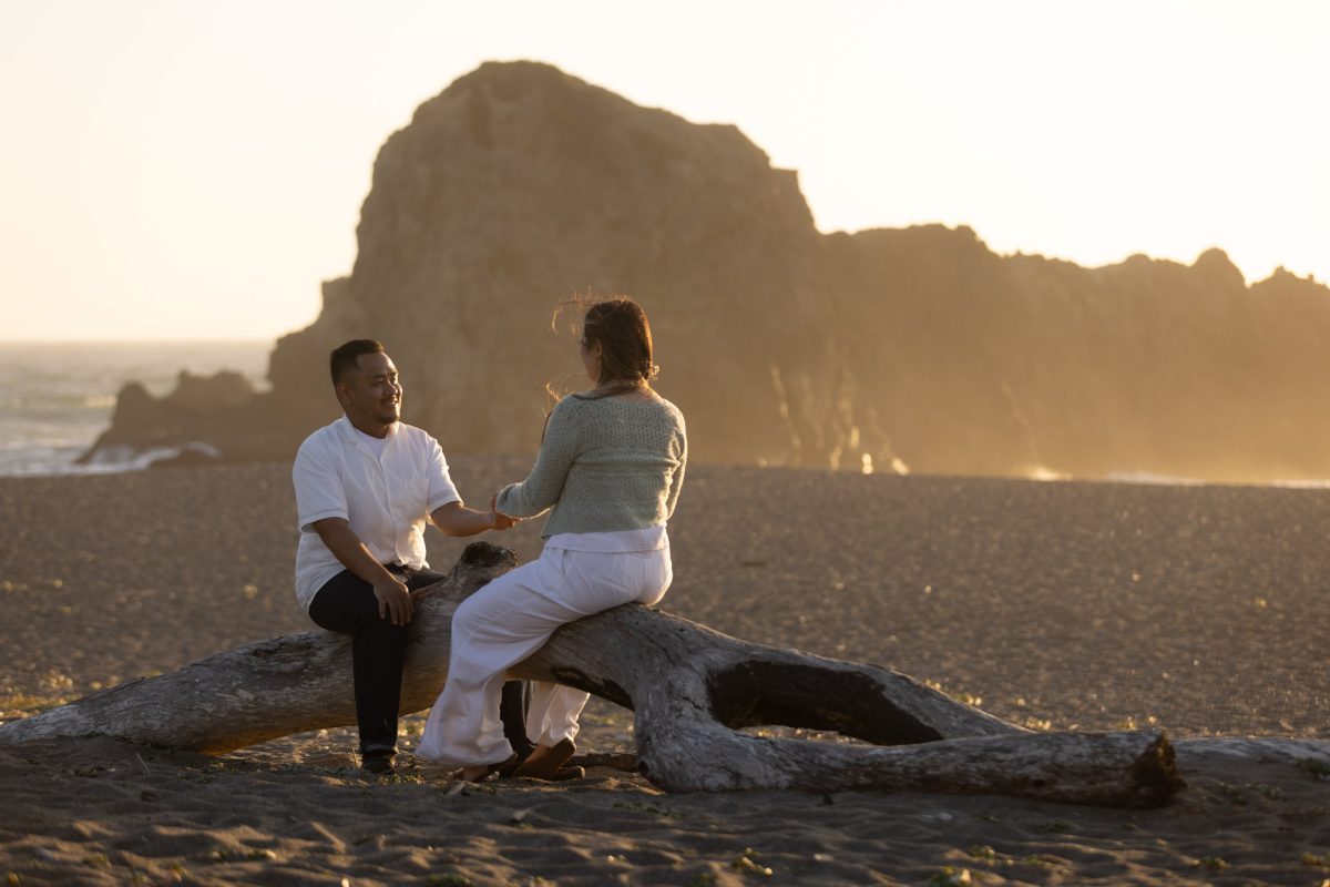 Sunset Engagement Photos Sonoma County