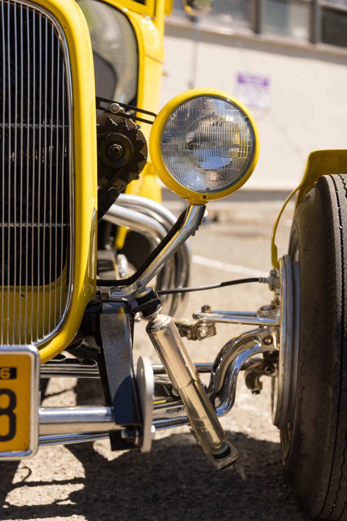 American Graffiti Yellow Hot Rod